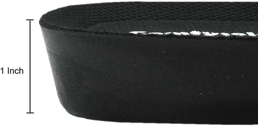 1 Inch Leg Length Discrepancy Full Length Insoles Lifts for Uneven HIPS (2 Lefts Large)