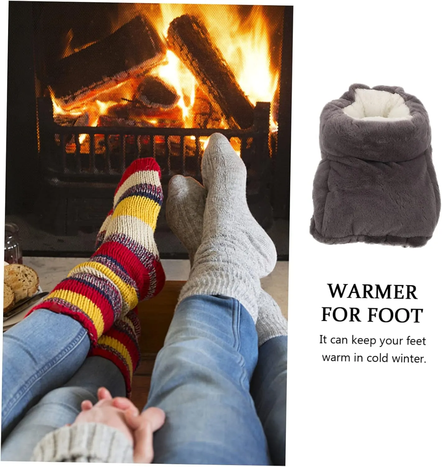 1 Set Electric Shoes Heating Pad Auto Feet Indoor Slippers Office Heater Warm Mens Slippers Heated