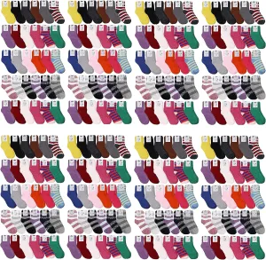 120 Pairs Case Of WSD Womens Fuzzy Socks, Winter Soft Fluffy Assorted Socks Size, 9-11