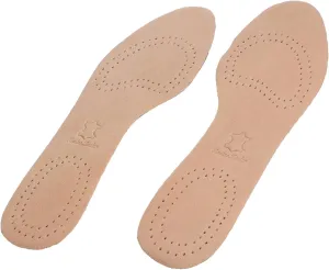 1Pair Breathable Cowhide Insoles for Women Shock Absorbing Shoe Pads for High Heels Flats Durable Comfortable Design Excellent Relief for Casual Wear