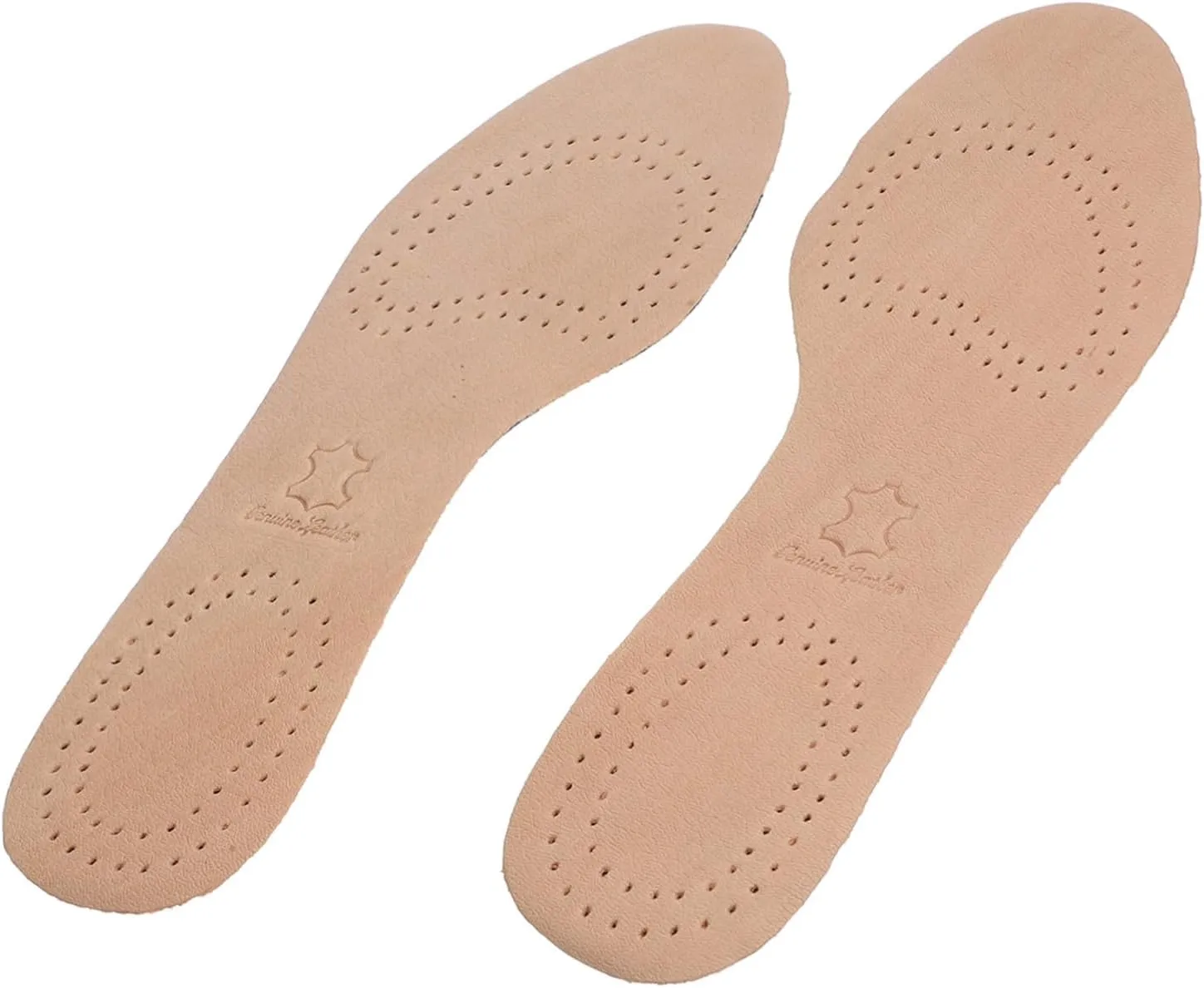 1Pair Breathable Cowhide Insoles for Women Shock Absorbing Shoe Pads for High Heels Flats Durable Comfortable Design Excellent Relief for Casual Wear
