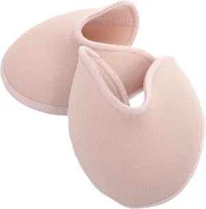 1Pair Toe Wrapped Protector for Women Slip Half Socks Comfortable Forefoot Cushion Flexible and Reusable Toe Pads for Dance and Everyday Use for Ballet and Foot Care