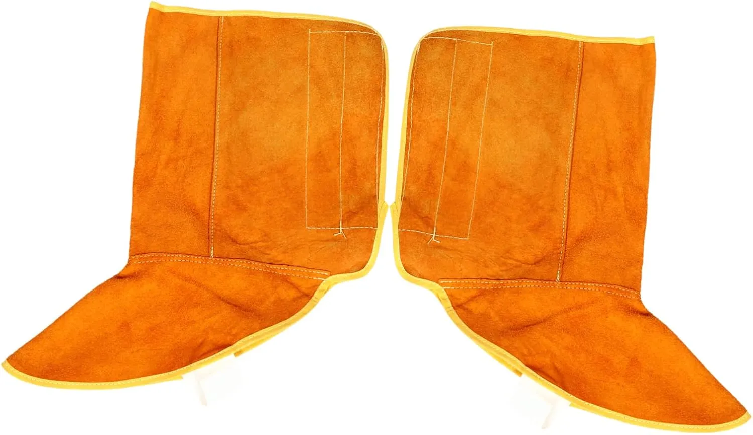 1Pair Welding Protective Foot Covers Durable Cowhide Shoe Covers for Electric Welding Construction and Automotive Maintenance Easy to Wear and Slip Resistant