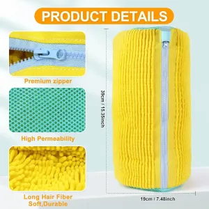 1PCS Shoe Washing Machine Bag, Reusable Laundry Shoe Bag for Washer and Dryer, Effective and Durable, Shoe Washing Machine Bag Suitable for All Shoe Sizes and Types