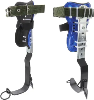 1Set Adjustable Tree Climbing Shoes Durable Climbing Spikes for Easy to Use Climbing Tree Tool for Outdoor Adventurers Feet Buckle Design