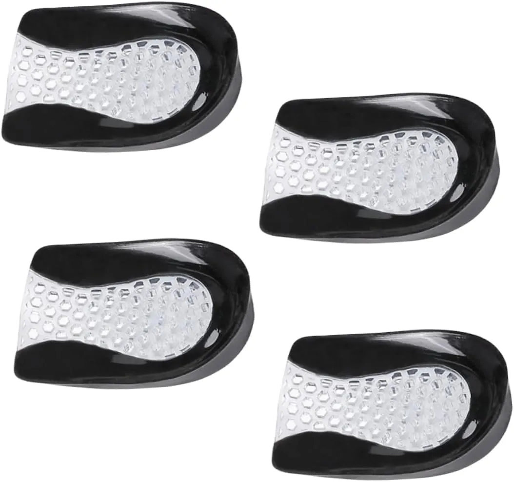 2 Pair Anti-wear Heel Pads Shock Absorbing Foot Pads for Sports Shoes Leather Boots Casual Warm Shoes Soft Comfortable Washable