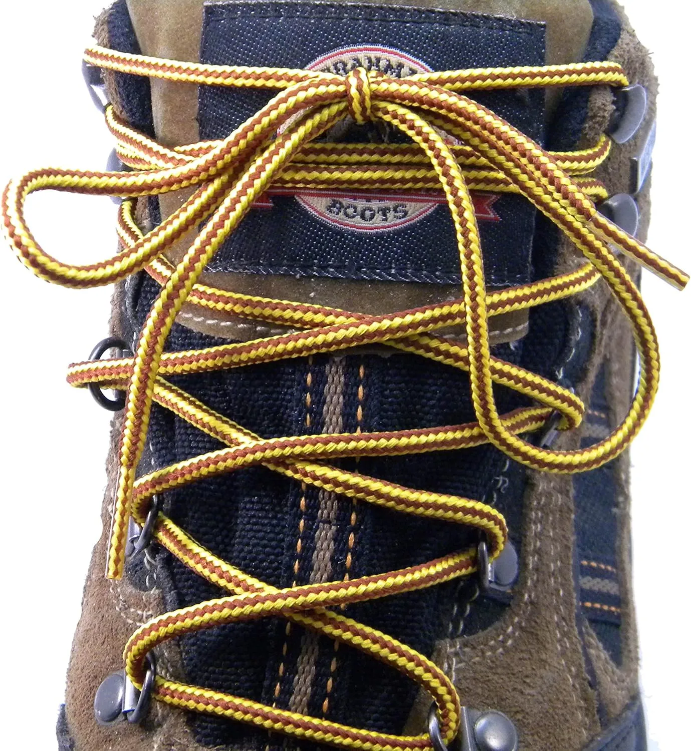 2 Pair Pack proBOOT Heavy Duty Round 1/8 inch thick Rugged Wear Boot Laces Long Lasting Shoelaces