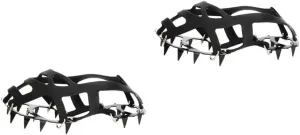 2 Pairs Elderly Boys and Girls Safe Walk Non-Slip Snow and Ice Shoe Covers 18 Tooth Silicone Ice Climbing Equipment Easy to