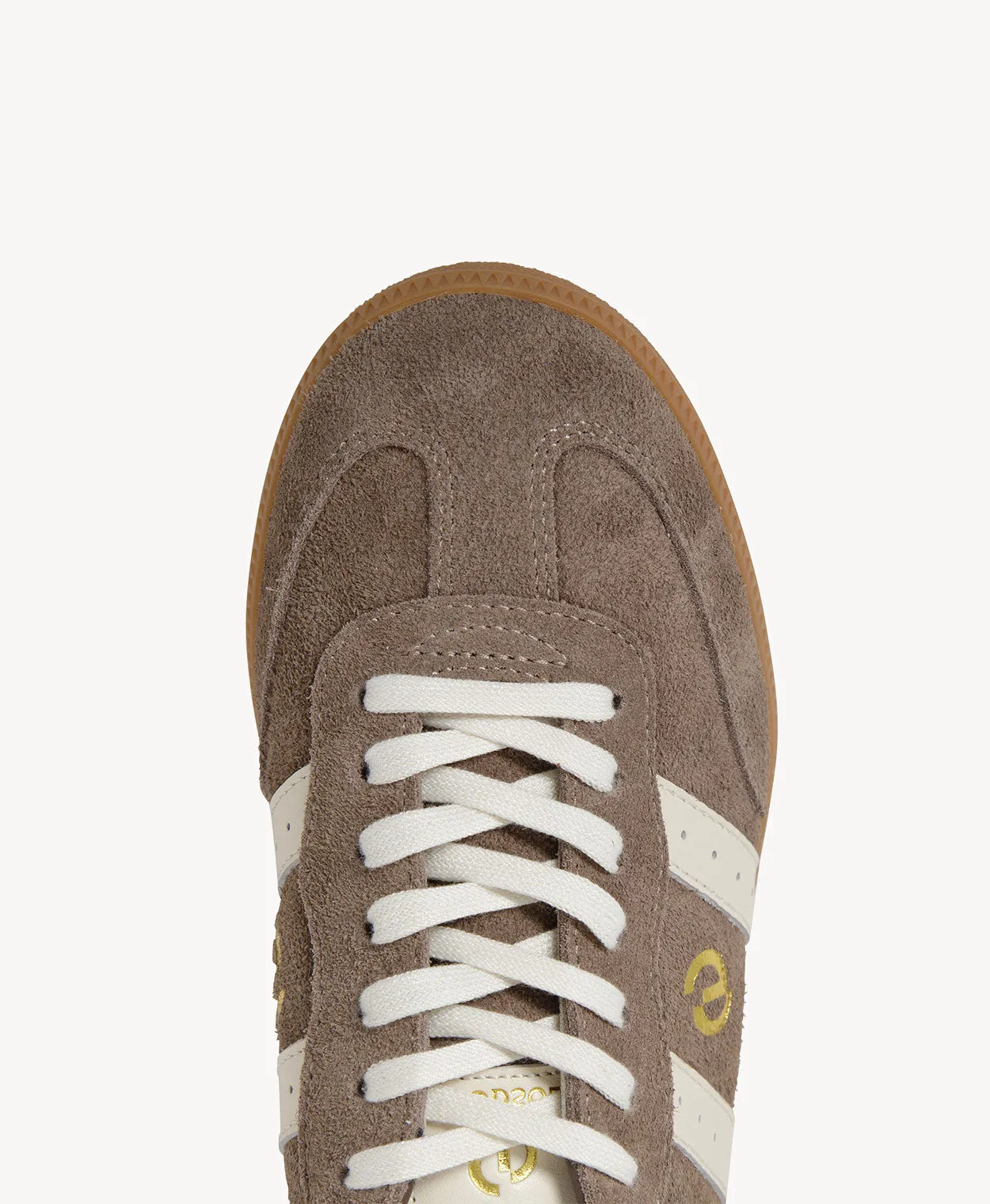 2001 Parallel - Walnut Brown Soft Suede/Ivory Leather