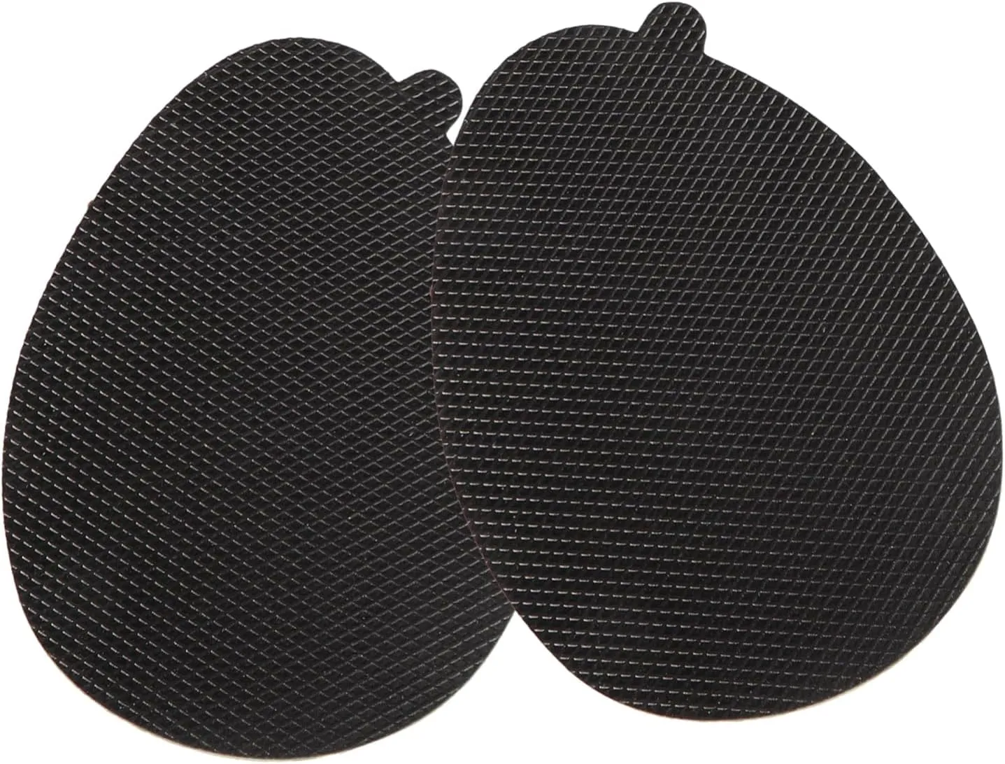 20Pcs Slip Half Insoles Self Adhesive Forefoot Shoe Pads Durable Cowhide Cushion Stickers for Comfortable Shoe Fit Black