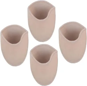 2Pairs Ballet Dance Toe Pads Soft Elastic Knitted Forefoot Cushions for Relief Comfortable Toe Protectors for Dancers for Ballet Exercises and Shoe Compatibility
