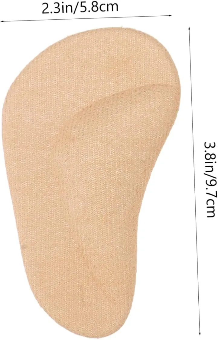 3 Pairs Flat Foot Correction Insoles for Arch Support Comfortable Orthotic Feet Pads with Air Permeability Durable Design for Running Hiking and Everyday Use
