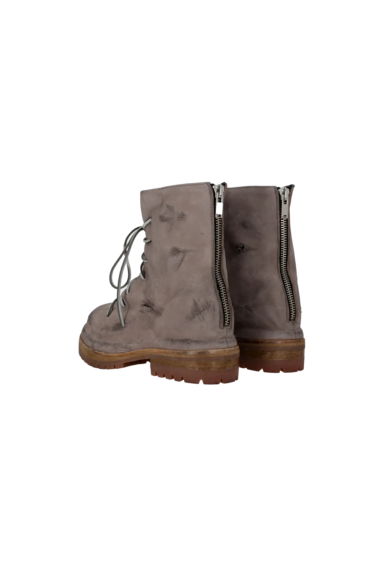424 Laced Up Marathon Boot Dusty Nude