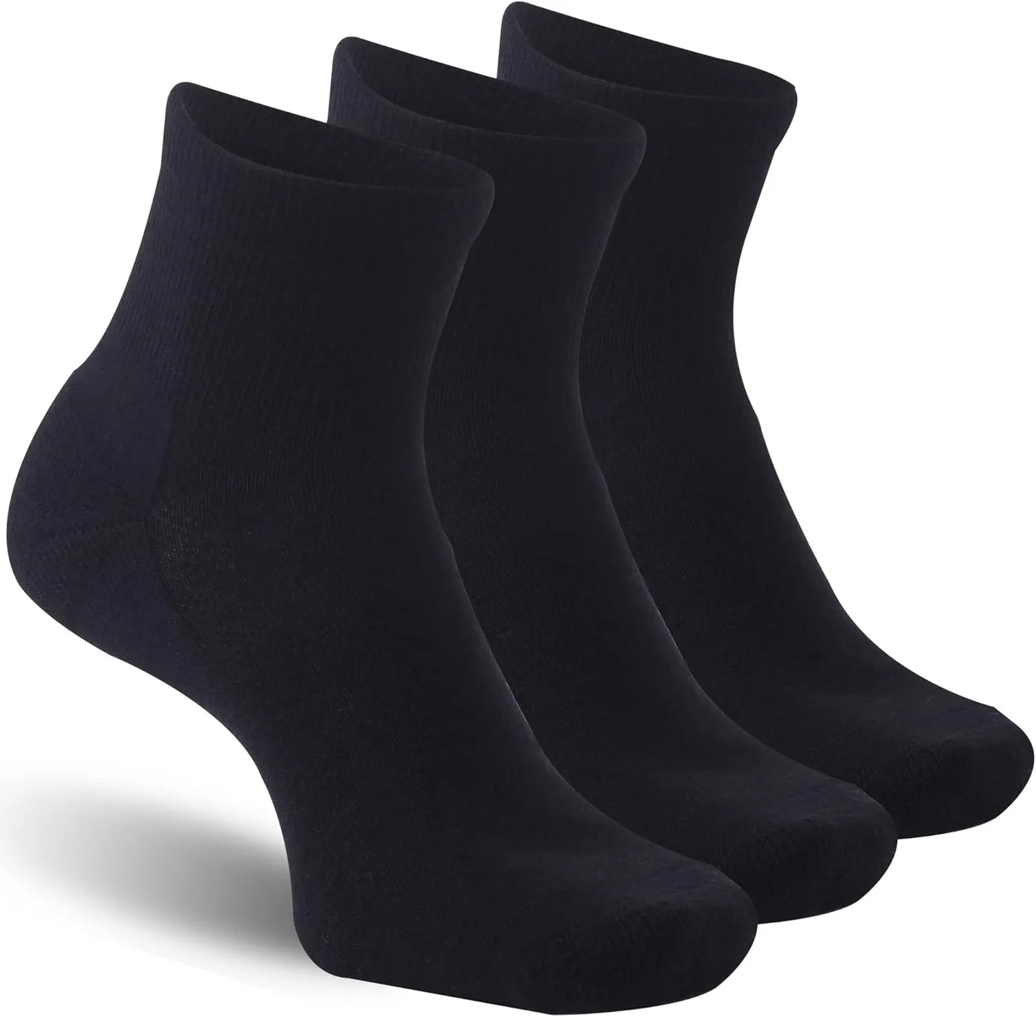 90% Merino Wool Socks for Men Women, Soft Thin Ankle Socks for Athletic Running Hiking Cycling 3 Pairs