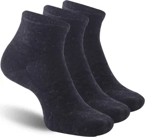 90% Merino Wool Socks for Men Women, Soft Thin Ankle Socks for Athletic Running Hiking Cycling 3 Pairs