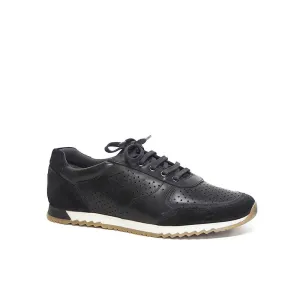 Acton Sugar Navy Leather Sneaker
