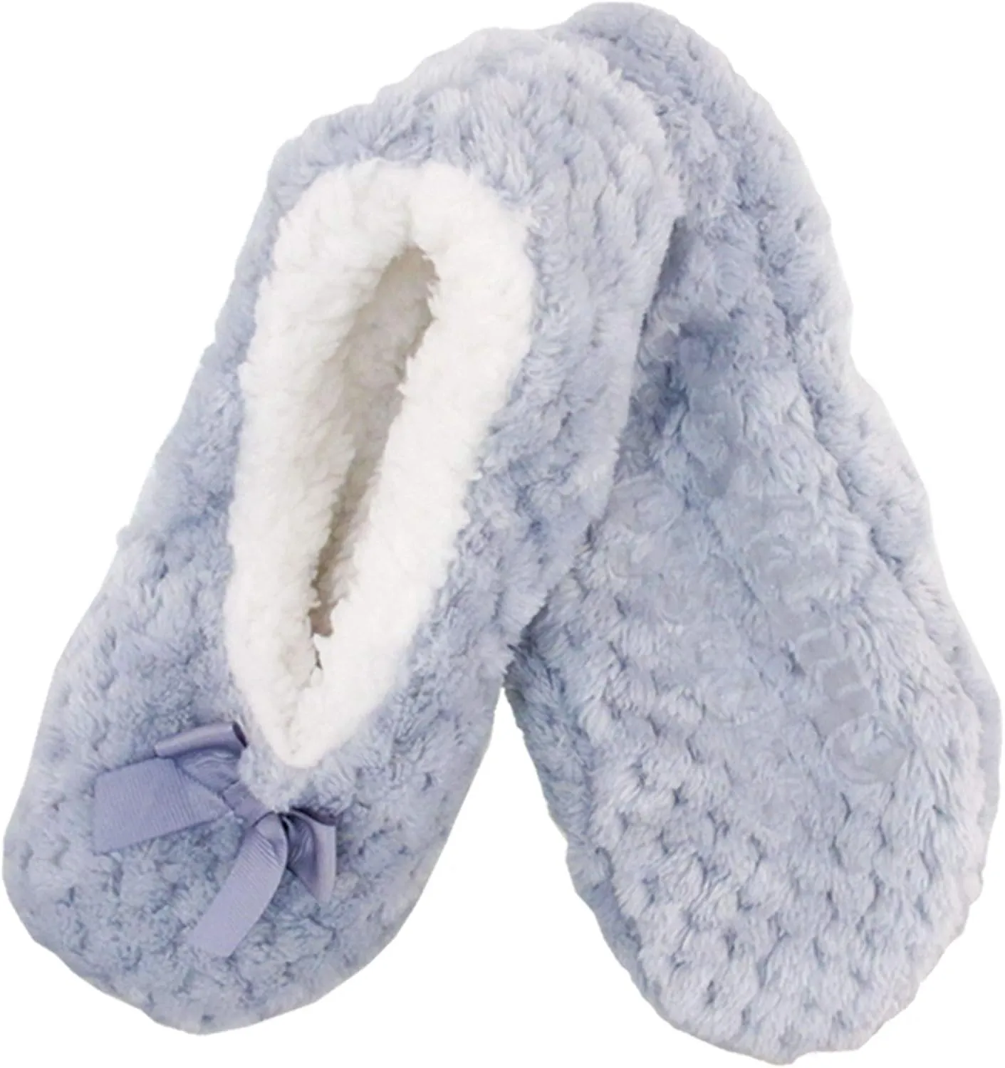 Adult Super Soft Warm Cozy Fuzzy Tie Dye Slippers Non-Slip Lined Socks, Indoor Travel Home Slippers, 2 Pairs