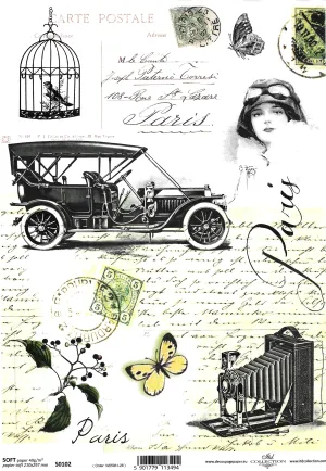Adventures Soft Decoupage Paper