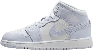 Air Jordan 1 Mid Big Kids' Shoes (FD8780-400, Cobalt Bliss/Neutral Grey/White) Size 4.5