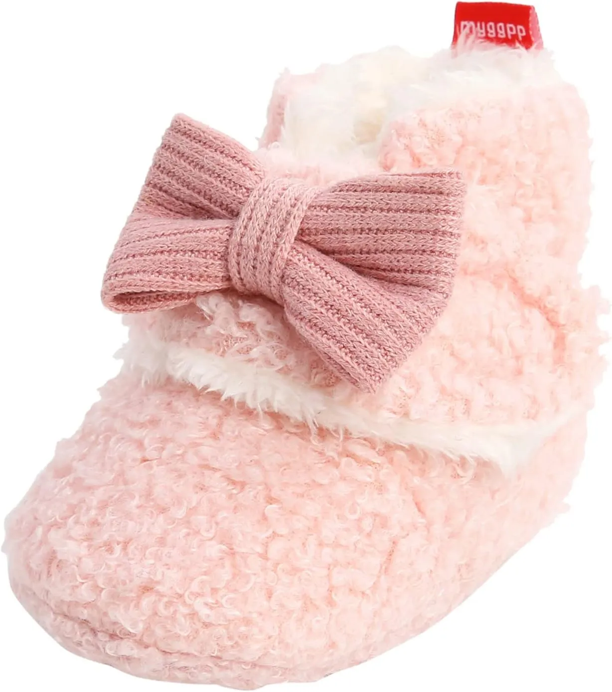 Aj6 Shoes Baby Girls Boys Soft Booties Snow Boot Warm Shoes Infant Toddler Warming Prewalker Footed Romper