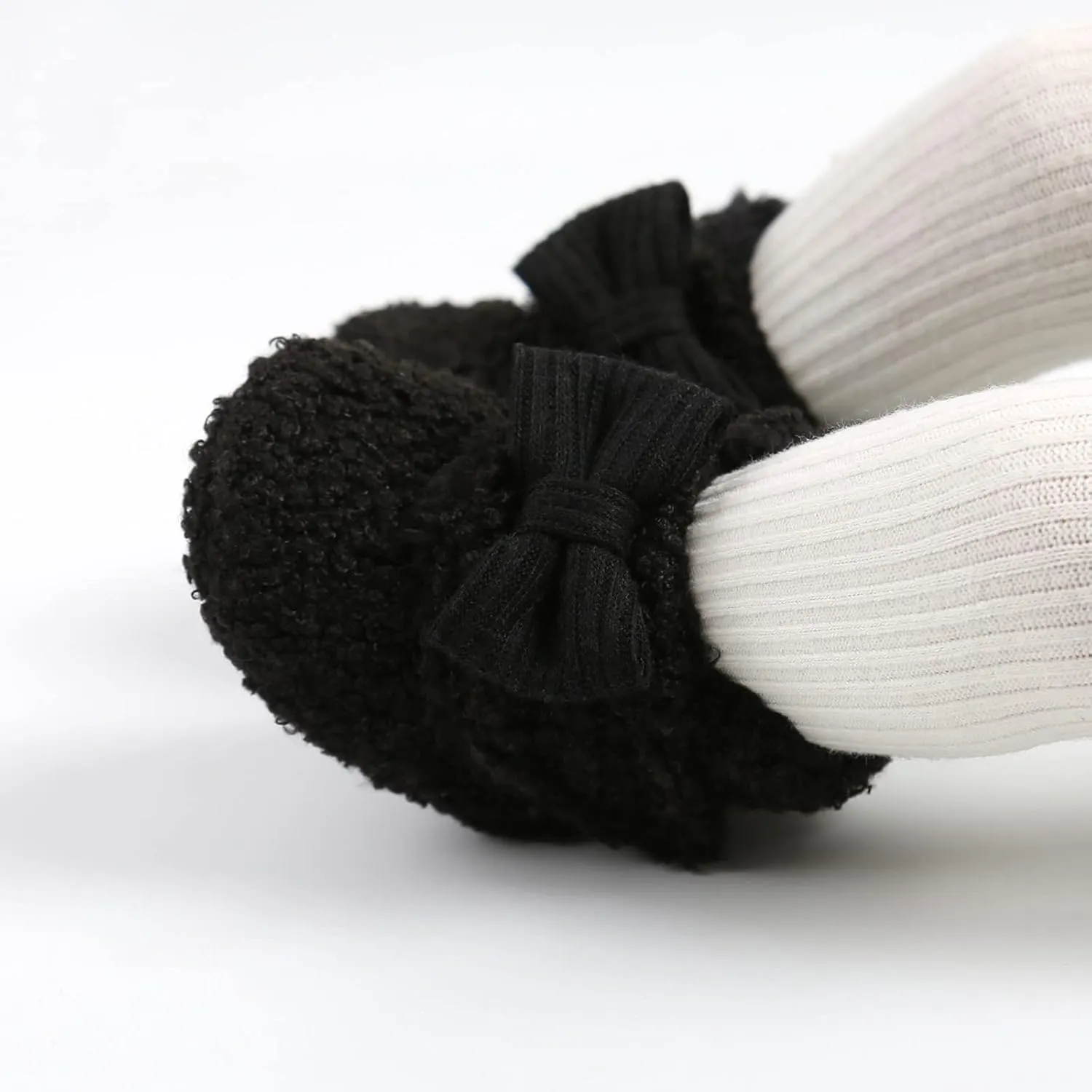 Aj6 Shoes Baby Girls Boys Soft Booties Snow Boot Warm Shoes Infant Toddler Warming Prewalker Footed Romper