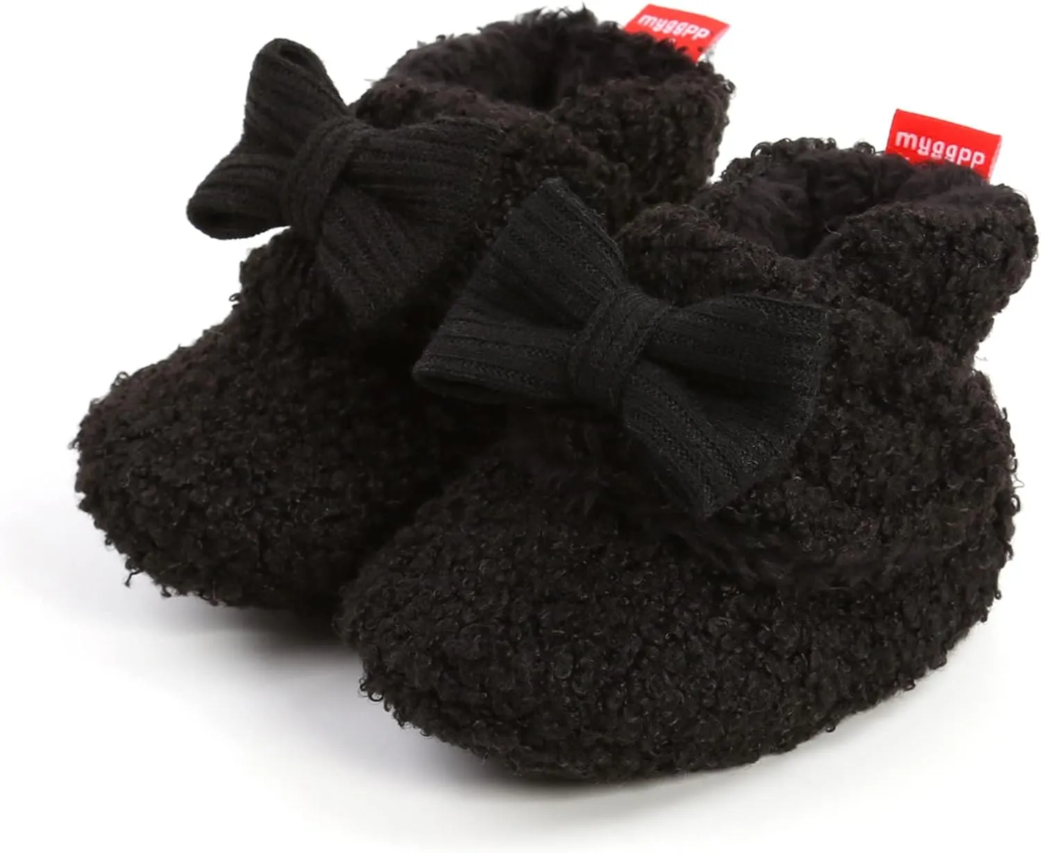 Aj6 Shoes Baby Girls Boys Soft Booties Snow Boot Warm Shoes Infant Toddler Warming Prewalker Footed Romper