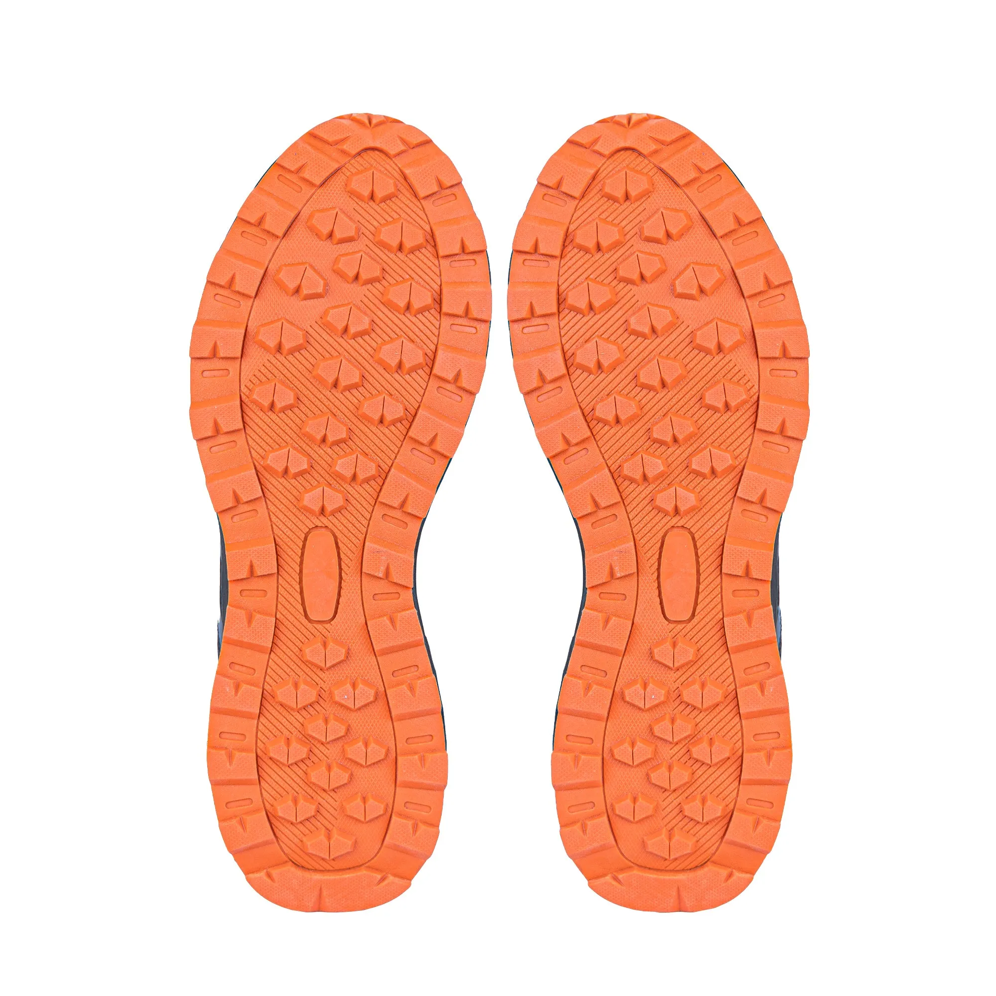 Alpine Mens Trail Shoe - Black/Orange