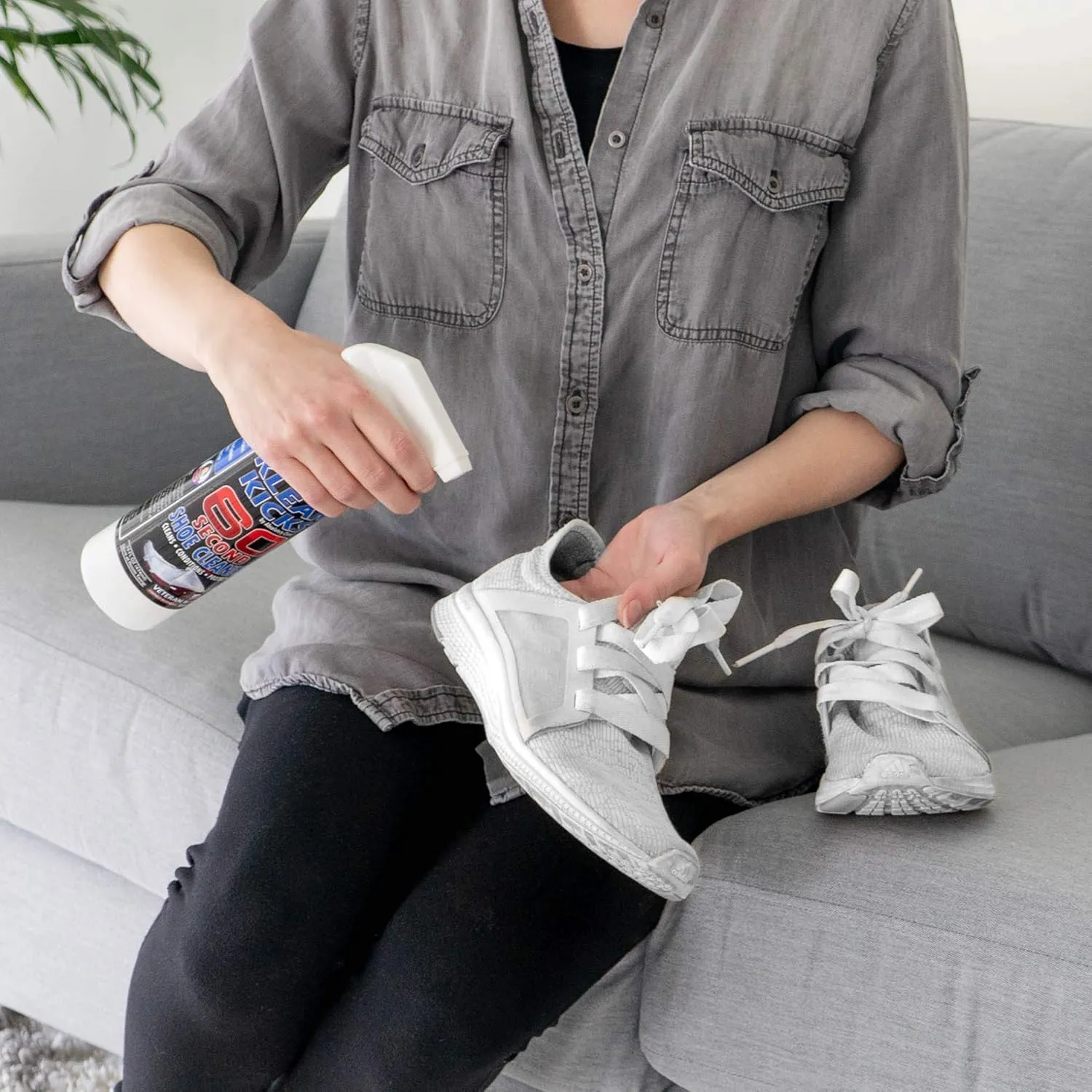 Amazing Klean Kicks 60 Second Shoe Cleaner - Fast & Easy - Sneakers, Shoes, Boots, Hats & More - USA