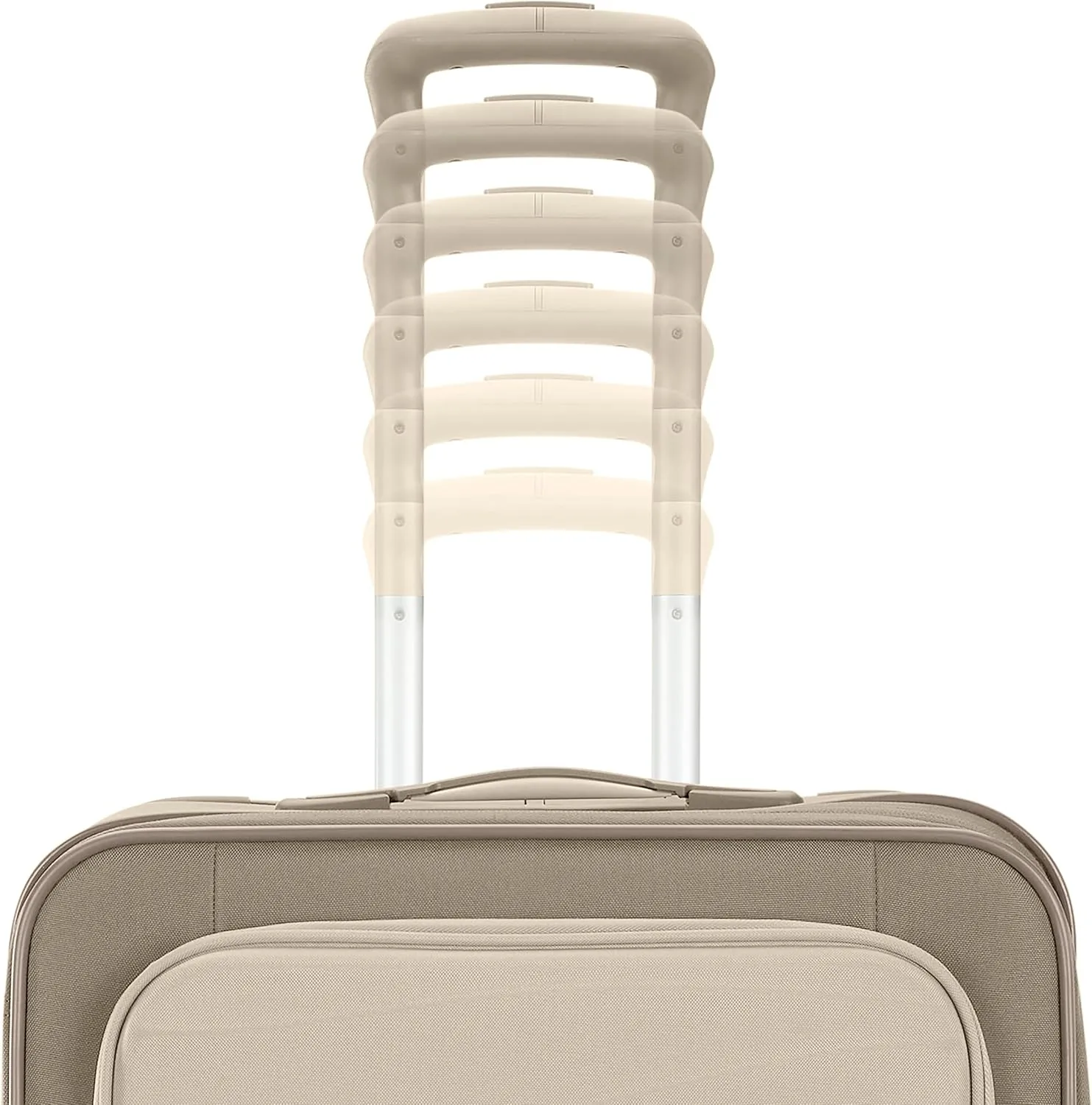 American Tourister Cascade Softside Expandable Luggage with Spinner Wheels, Sandstone, 20-Inch