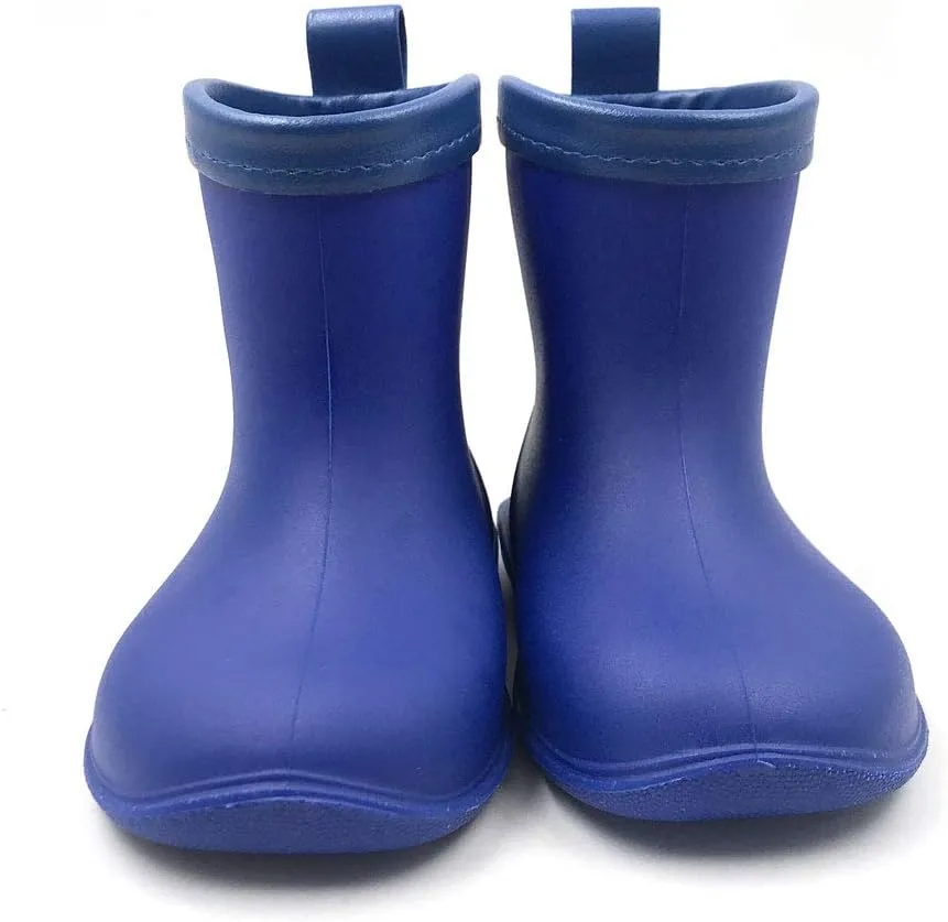 Amoji Baby Kids Easy On Rain Shoes Boots for Toddler Little Kid