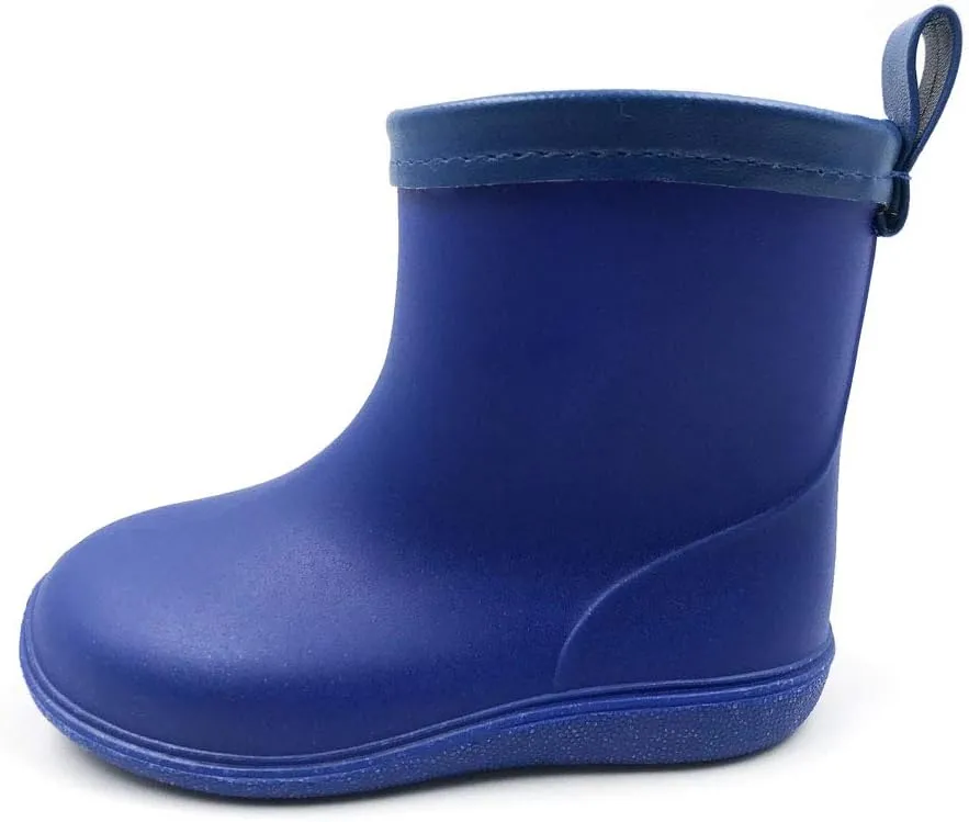 Amoji Baby Kids Easy On Rain Shoes Boots for Toddler Little Kid