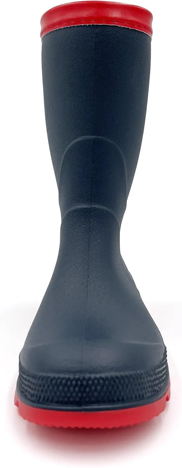 Amoji Kids Rain shoes Easy On Rubber Rain Boots (Little Kid/Big Kid)