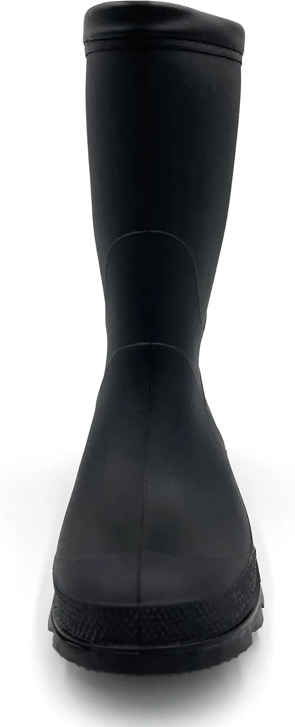 Amoji Kids Rain shoes Easy On Rubber Rain Boots (Little Kid/Big Kid)