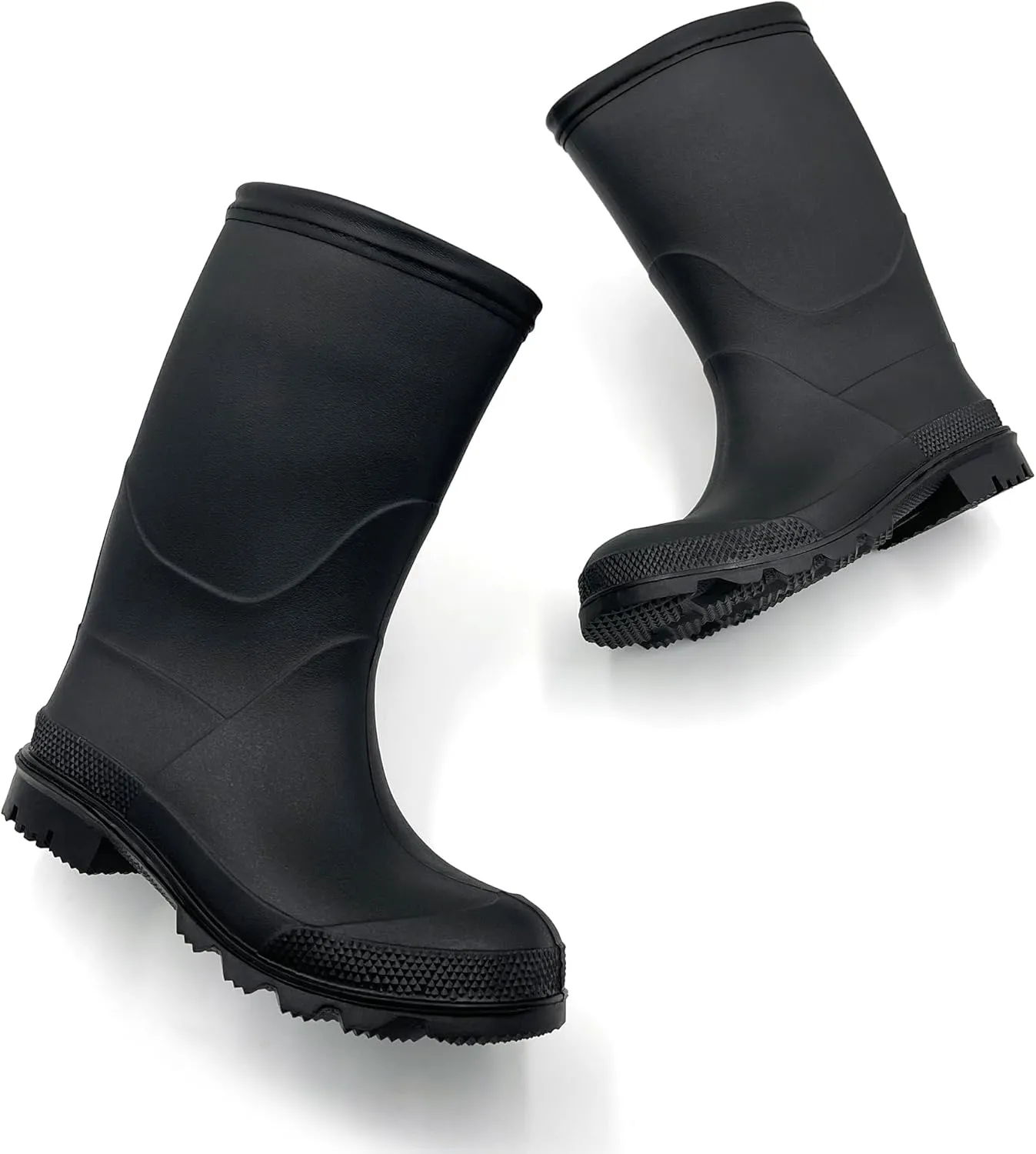 Amoji Kids Rain shoes Easy On Rubber Rain Boots (Little Kid/Big Kid)