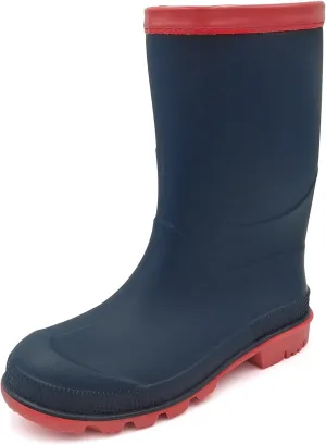 Amoji Kids Rain shoes Easy On Rubber Rain Boots (Little Kid/Big Kid)