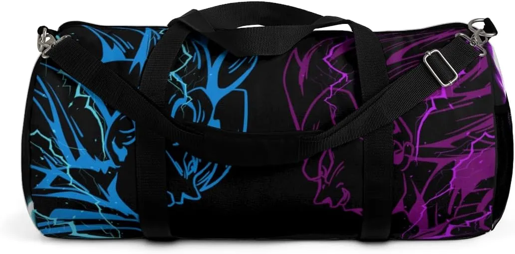 Anime Gym Bag for Women Men - Large Capacity Waterproof Workout Fitness Travel Sports Bags Fashion Street Camping Expandable Carry On Duffle Bag For Couple (BL19) PTY
