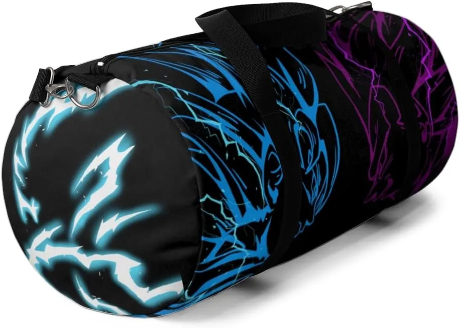 Anime Gym Bag for Women Men - Large Capacity Waterproof Workout Fitness Travel Sports Bags Fashion Street Camping Expandable Carry On Duffle Bag For Couple (BL19) PTY
