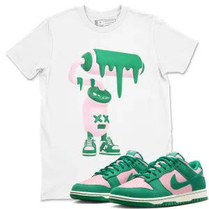 Anti-slip 3D Sneaker Tees Soft Roller Medium SNRT Malachite Paint Pink Dunk - Rapid shipping