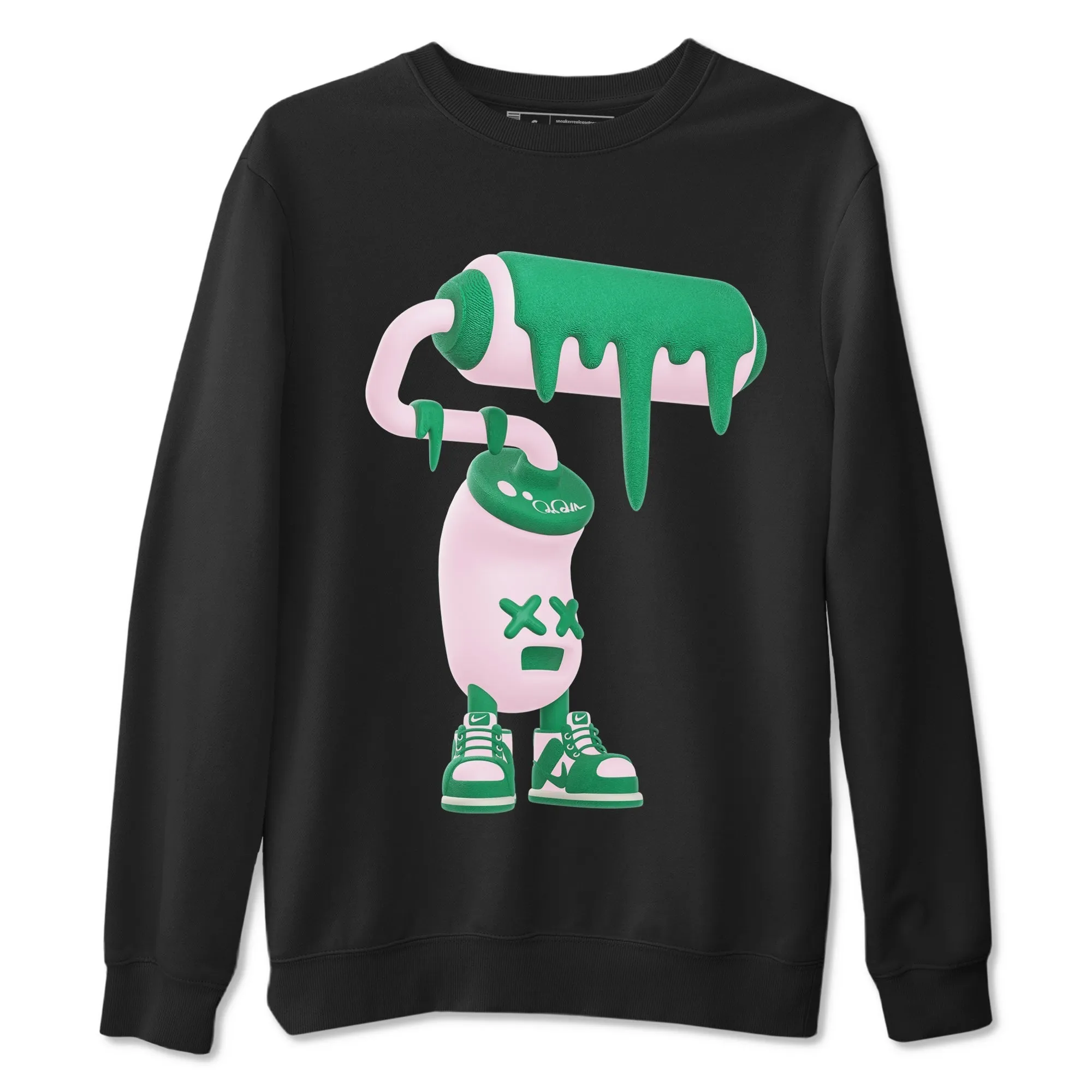 Anti-slip 3D Sneaker Tees Soft Roller Medium SNRT Malachite Paint Pink Dunk - Rapid shipping