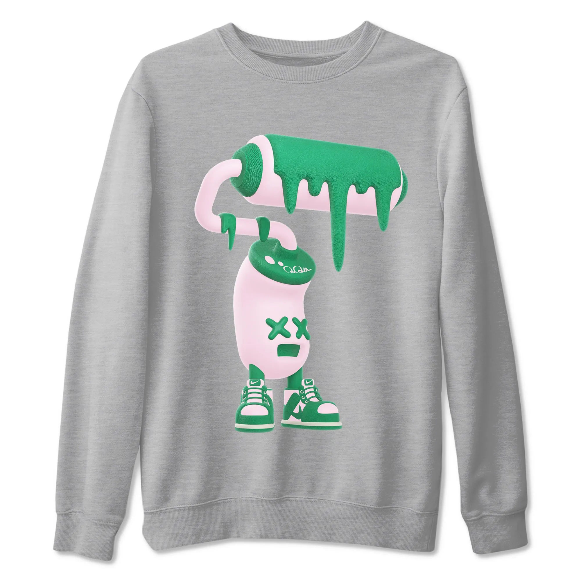 Anti-slip 3D Sneaker Tees Soft Roller Medium SNRT Malachite Paint Pink Dunk - Rapid shipping