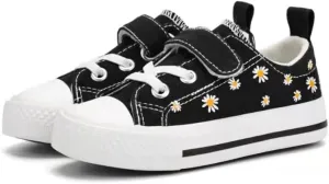 ANTLULU Boys and Girls Canvas Kid Shoes Adjustable Design Fashion Casual Sneakers