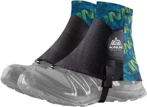 AONIJIE Low Trail Gaiters Reflective Ankle Gators Protective Shoe Covers with UV Protection & Breathable & Sand Prevention for Triathlon Marathon Hiking