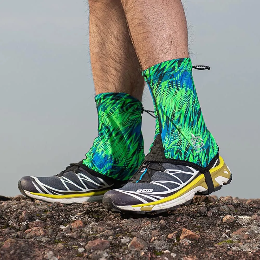 AONIJIE Upgrade Waterproof Low Ankle Gaiters for Hiking Trail Running Anti-Tear Protective Shoe Covers with UV Protection & Sandproof Hiking Gaiters