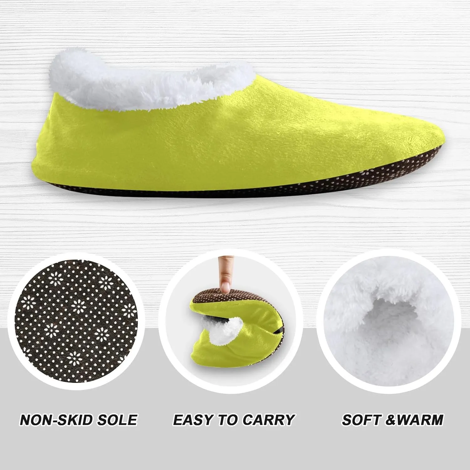 Aqua House Slippers Non-Slip Soft Bedroom Slippers for Men Bedroom