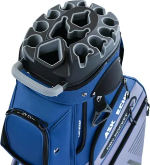 ASK ECHO 2024 T-Lock Golf Cart Bag with 14 Way Organizer Divider Top, Premium Cart Bag with Handles and Rain Cover, for Men