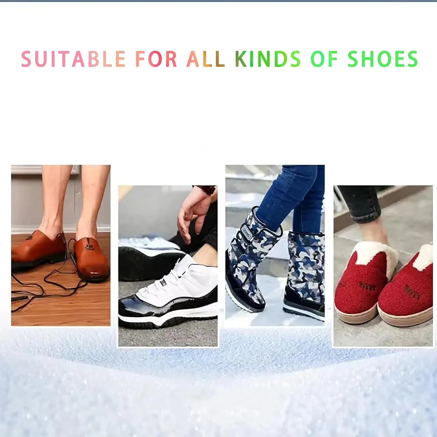 AVSMGP Heated Insoles USB Foot Winter Warmer Electric Heated Shoe Pads for Men Women,Hunting, Ski,Fishing,Hiking,Camping, Hiking,41 to 42(26cm)