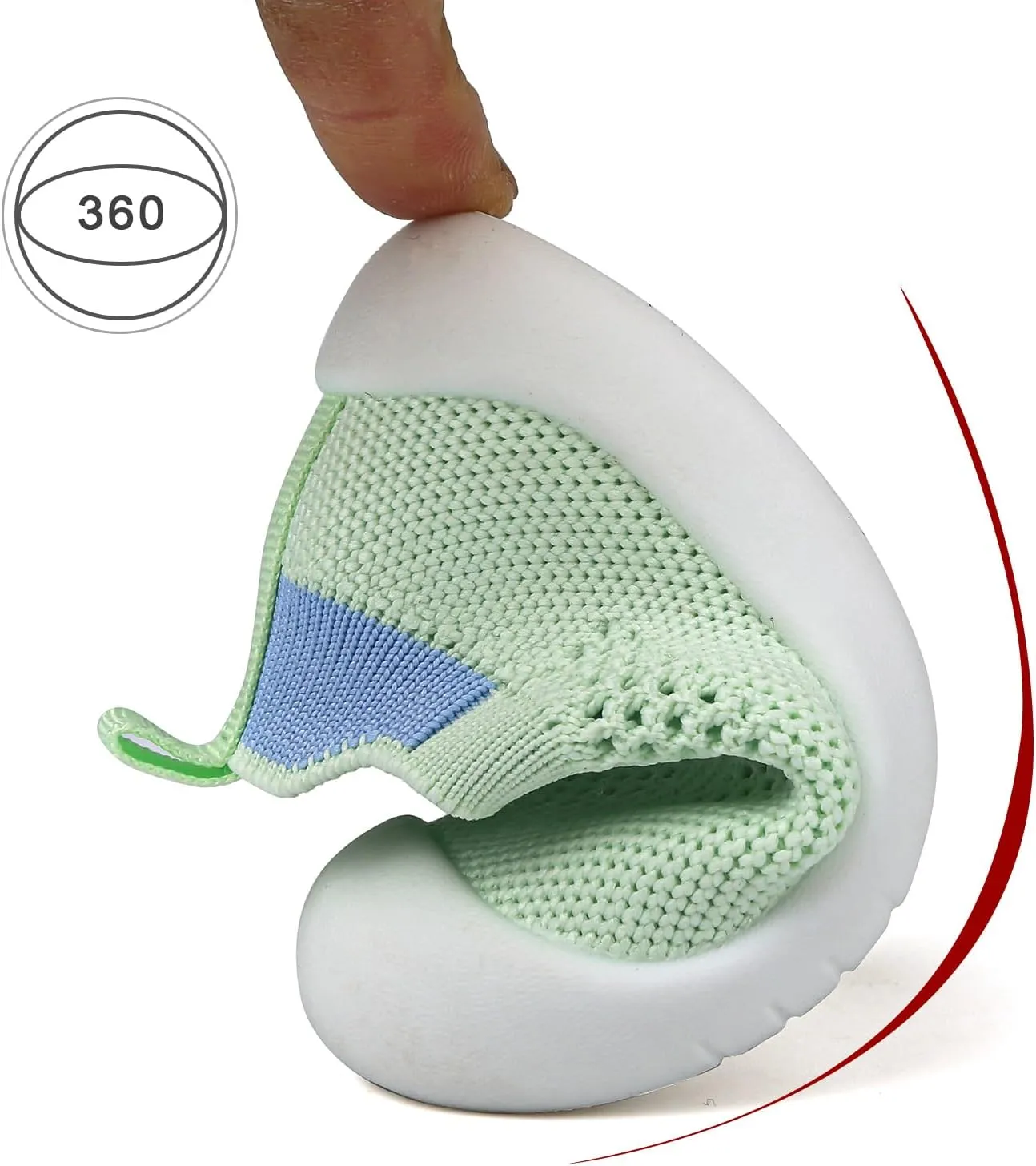 Baby Shoes for Boys Girls Breathable First Walking Shoes - Infant Toddler Trainers Shoes Non Skid Indoor Floor Slipper with Soft Sole Cotton Mesh On Sneaker