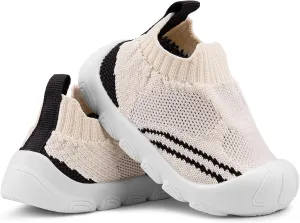 Baby Walking Shoes Toddler Girl Boy Soft Sole Breathable Cotton Canvas Shoes Infant Lightweight Non-Slip Safer Slip-on First Walkers Shoes Casual Tennis Wide Sneakers Rubber Soles Running Outdoor