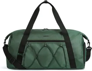 BAGSMART Gym Bag for Men Women, Sports Travel Duffel Bag With Shoe Compartment & Wet Pocket, Carry On Weekender Duffel Bag, Water Resistant Sports Gym Tote Bags Swimming Yoga Workout - Green