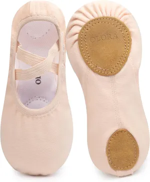 Ballet Shoes for Girls Toddler Kids Adult Women Soft Canvas Dance Slippers Gymnastics Shoe